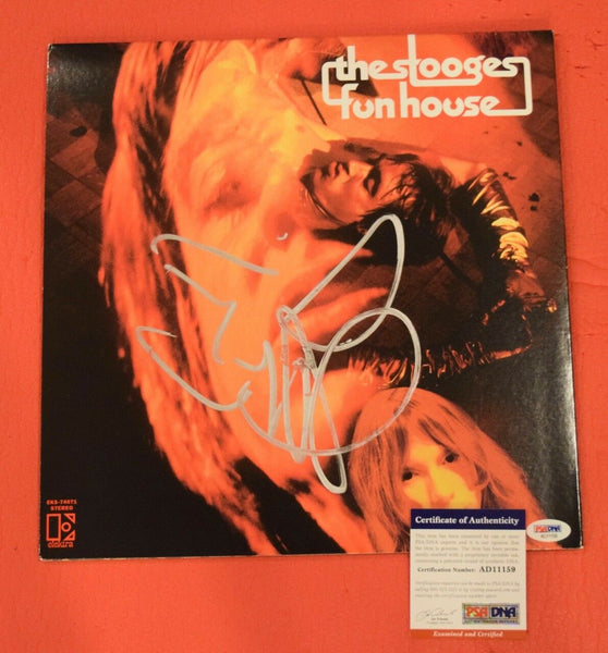 Iggy Pop Signed Autographed FUNHOUSE LP Record Album The Stooges PSA DNA COA