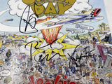 Green Day Band Signed Autographed Dookie Vinyl Record Album x3 Beckett COA