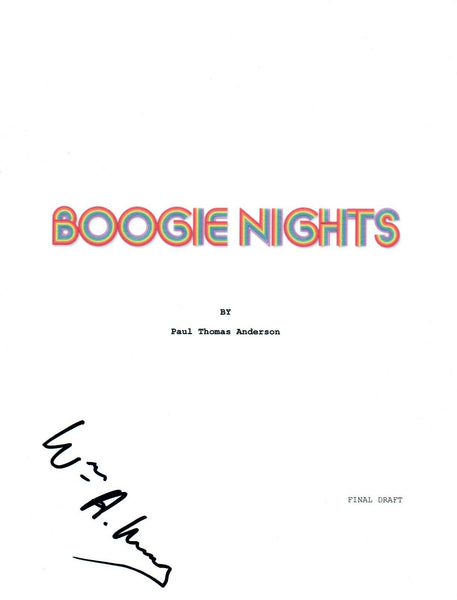 William H Macy Signed Autographed BOOGIE NIGHTS Movie Script COA