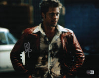 Brad Pitt Signed Autograph Fight Club 11x14 Photo Tyler Durden Beckett COA