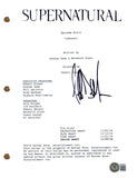 Jeffrey Dean Morgan Signed Supernatural Lebanon Episode Script Autograph BAS COA