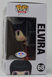 Cassandra Peterson Signed Elvira Funko Pop 68 Mistress of The Dark Quote PSA COA