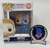 Jesse Tyler Ferguson Signed Autograph Mitch Modern Family Funko Pop Beckett COA