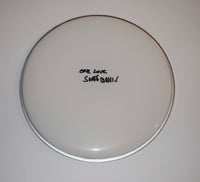 Carlton Santa Davis Signed Autograph 10" Drumhead Bob Marley Wailers Drummer COA