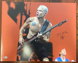 Flea Signed Autographed 16x20 Photo Poster Red Hot Chili Peppers Beckett BAS COA