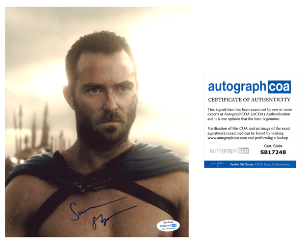 Sullivan Stapleton Signed Autographed 8x10 Photo 300 Rise of an Empire ACOA COA