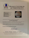 Elon Musk Signed Autographed MLB Baseball Tesla SpaceX Beckett BAS COA LOA