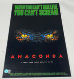 Jon Voight Signed Autographed Anaconda 12x18 Movie Poster Horror Beckett COA