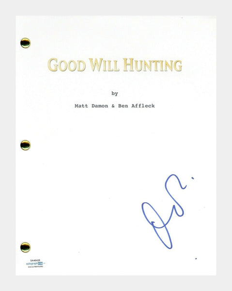 Matt Damon Signed Autographed Good Will Hunting Movie Script Screenplay ACOA COA