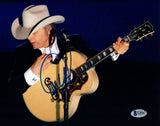 Dwight Yoakam Signed Autograph 8x10 Photo Country Music Star BAS Beckett COA