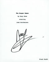 Josh Hutcherson Signed Autographed THE HUNGER GAMES Movie Script COA VD