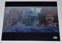 Cheech Marin & Tommy Chong Signed Autograph 11x14 Photo Up In Smoke Beckett COA
