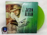 Jason Aldean Signed Autographed Macon Georgia Vinyl Album 3x LP Beckett COA