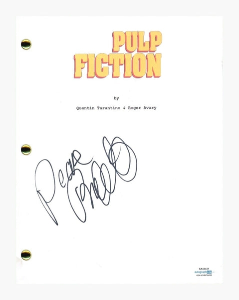 Rosanna Arquette Signed Autograph Pulp Fiction Movie Script Screenplay ACOA COA
