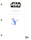 J.J. Abrams Signed Star Wars The Force Awakens Movie Script Autograph BAS COA