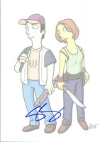 Steven Yeun Signed Autographed 8x10 Photo The Walking Dead Glenn Rhee COA VD