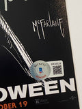 Nick Castle Signed Halloween 2018 11x17 Movie Poster Michael Myers Beckett COA