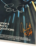 Jamie Lee Curtis & Nick Castle Halloween Signed 12x18 Photo Autograph BAS COA