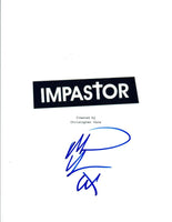 Michael Rosenbaum Signed Autographed IMPASTOR Pilot Episode Script COA VD