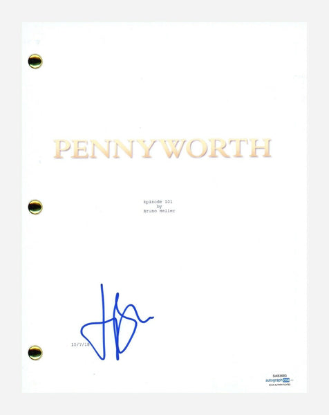 Jack Bannon Signed Autographed Pennyworth Pilot Script Screenplay ACOA COA