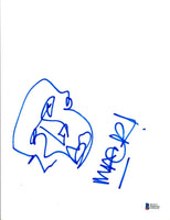 MACKLEMORE Signed Autograph Hand Drawn Sketch Artwork Hip Hop Rapper BAS COA