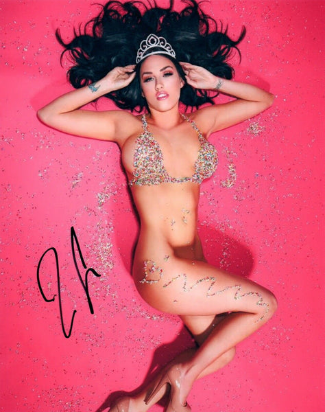 Jules Liesl Signed Autographed 8x10 Photo Hot Sexy Model COA