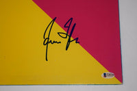 James Taylor Signed Autographed Flag Vinyl Record Album Cover Beckett BAS COA