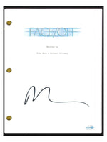 Nicolas Cage Signed Autographed FACE/OFF Movie Script Screenplay ACOA COA
