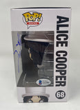 Alice Cooper Signed Autographed Funko Pop Rocks Figure #68 Beckett BAS COA