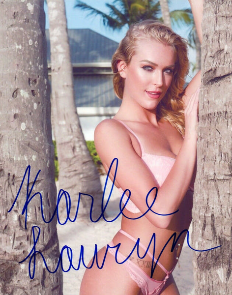 Karlee Lauryn Signed Autographed 8x10 Photo Playboy Model COA