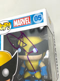 Hugh Jackman Signed Funko Pop Marvel Wolverine #05 Autograph X-Men Beckett COA
