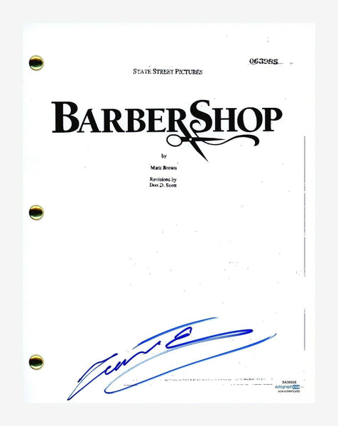 Cedric The Entertainer Signed Autographed BARBERSHOP Movie Script ACOA COA