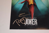 Todd Phillips & Lawrence Sher Signed Autographed JOKER 11x17 Poster Photo COA