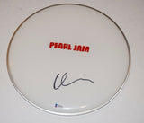 Dave Krusen Signed Autographed 12" Drumhead PEARL JAM Beckett BAS COA
