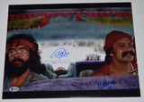 Cheech Marin & Tommy Chong Signed Autograph 11x14 Photo Up In Smoke Beckett COA