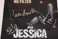 Jessica Jones Cast Signed 11x14 Photo x6 Krysten Ritter Carrie Anne Moss Eka COA