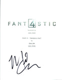 Miles Teller Signed Autographed FANTASTIC FOUR Movie Script COA VD