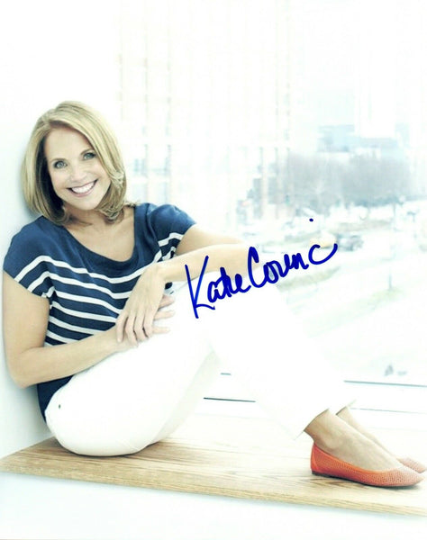 Katie Couric Signed Autographed 8x10 Photo COA AB