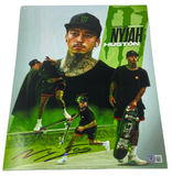 Nyjah Huston Signed Autographed 11x14 Photo Olympics Skateboarder Beckett COA