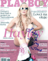Hayley Heidi Bray Signed Autographed 8x10 Photo Playboy Playmate Model COA