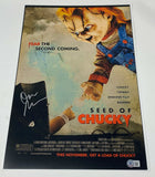 Don Mancini Signed Autographed Seed of Chucky 12x18 Movie Poster Beckett COA
