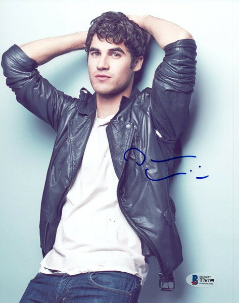 Darren Criss Signed Autograph 8x10 Photo Hollywood Glee Actor Beckett BAS COA