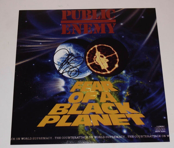 Chuck D Signed Autographed 12x12 Album Flat Photo PUBLIC ENEMY COA