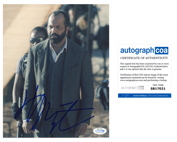 Jeffrey Wright Signed Autographed 8x10 Photo Westworld Actor ACOA COA