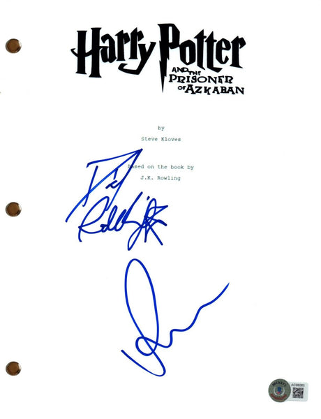 Daniel Radcliffe Rupert Grint Signed Harry Potter Azkaban Script Autograph BAS