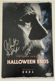 Nick Castle Signed Halloween Ends 11x17 Movie Poster Michael Myers Beckett COA