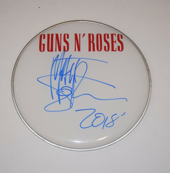 Matt Sorum Signed Autographed 12" Drumhead GUNS N ROSES Drummer COA