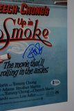 Cheech Marin & Tommy Chong Signed 12x18 Poster Up In Smoke Beckett BAS COA