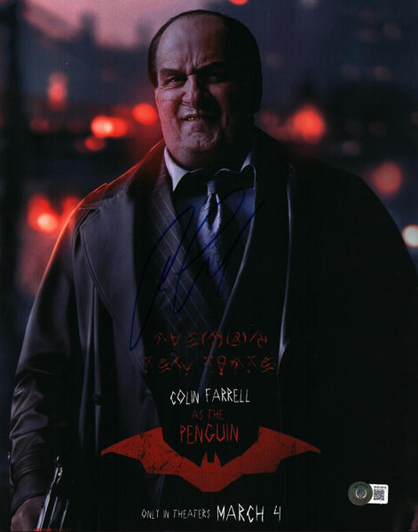 Colin Farrell Signed Autographed 11x14 Photo The Batman Penguin Beckett COA