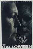 Nick Castle Signed Halloween 2018 11x17 Movie Poster Photo Michael Myers BAS COA